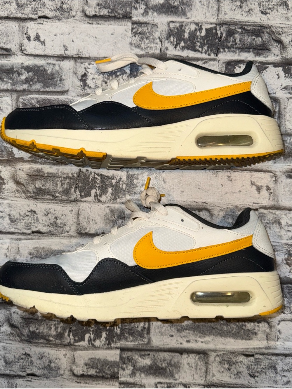 Nike Air Max SC Sail University Gold Mens Size 10.5 Sneakers Ivory FQ0205-133